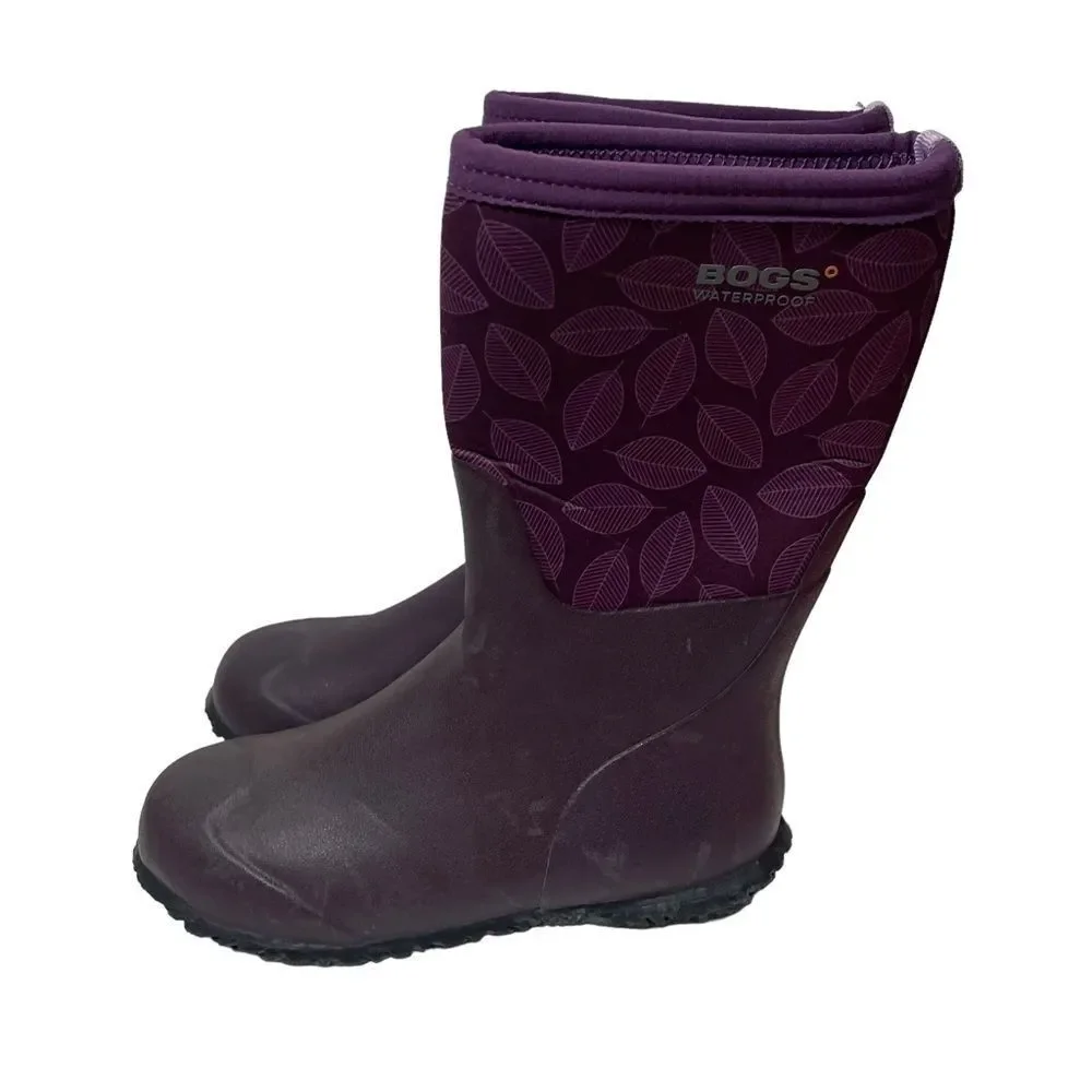 Bogs Neo-Tech Purple Insulated Waterproof Winter Boots
